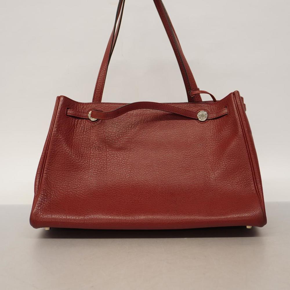 Hermes Shoulder Bag Cabana E Stamp Togo Rouge Ash Women's - Picture 11 of 11
